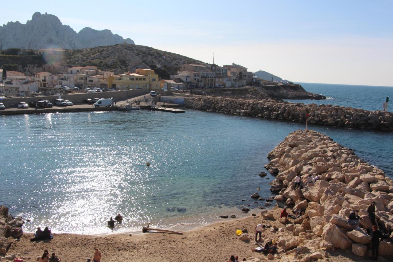 Charmant Cabanon Aux Goudes A Marseille Avec Vue Mer Kültér fotó